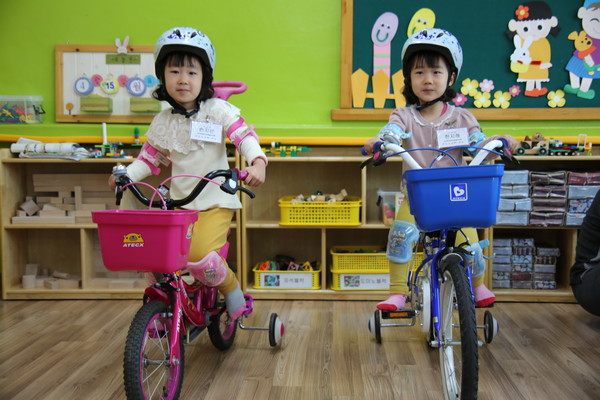 어린이 자전거 안전교육 모습