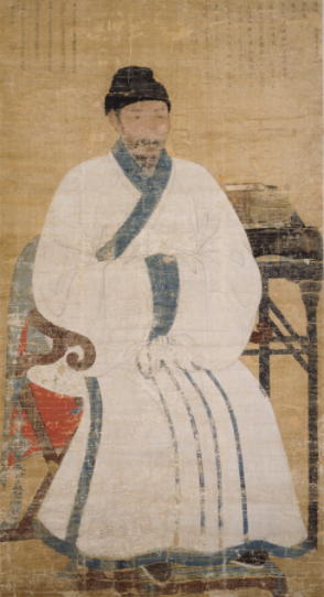 고려 후기 원나라 화가인 진감여가 그린 이제현의 초상화로 1962년 12월 20일 국보 제110호로 지정됐다.